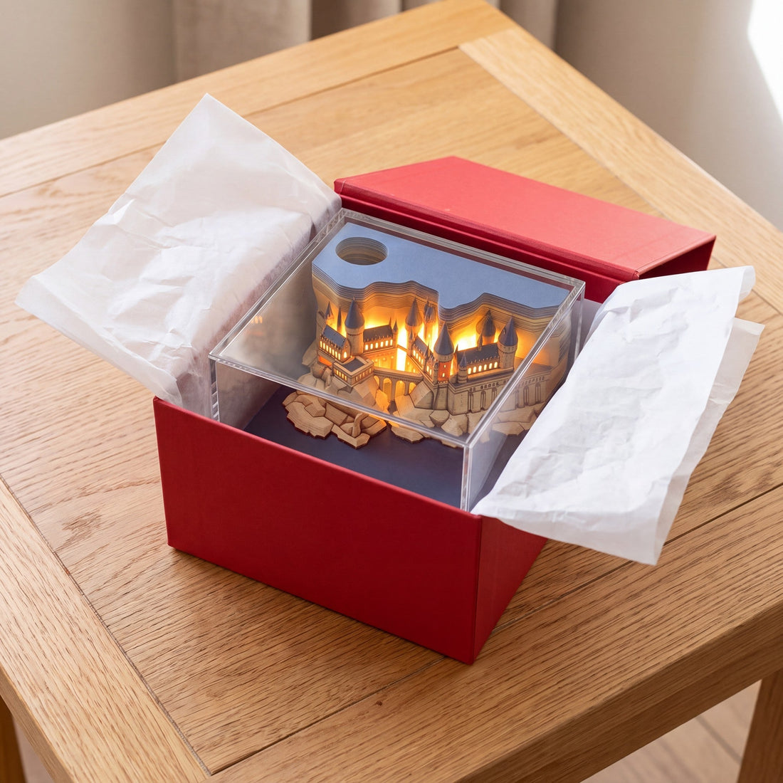 Calendar in its gift box